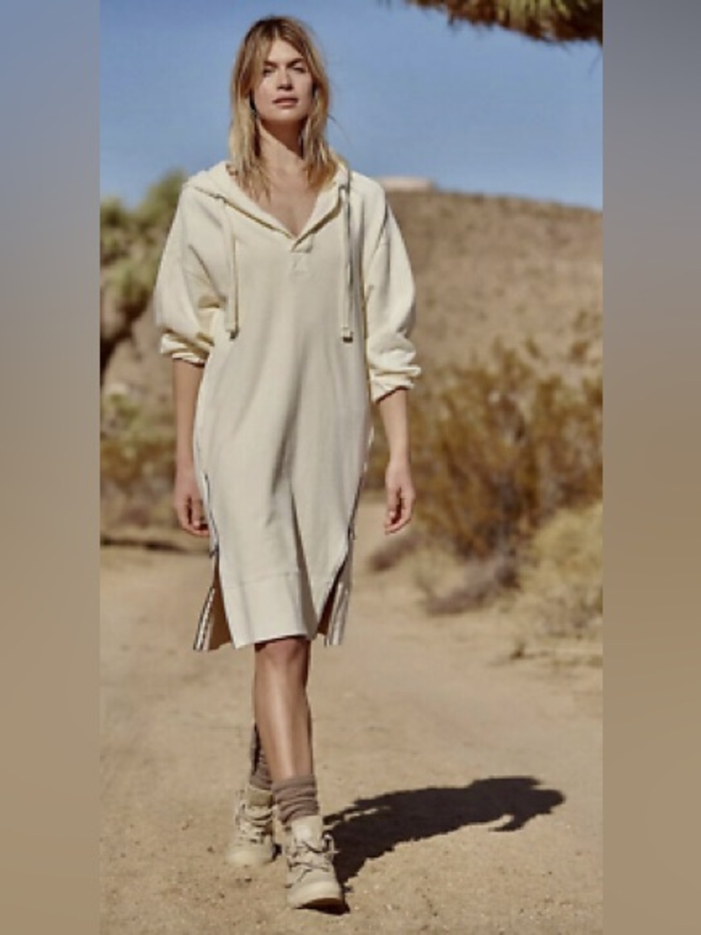 Free People Movement hooded dress
